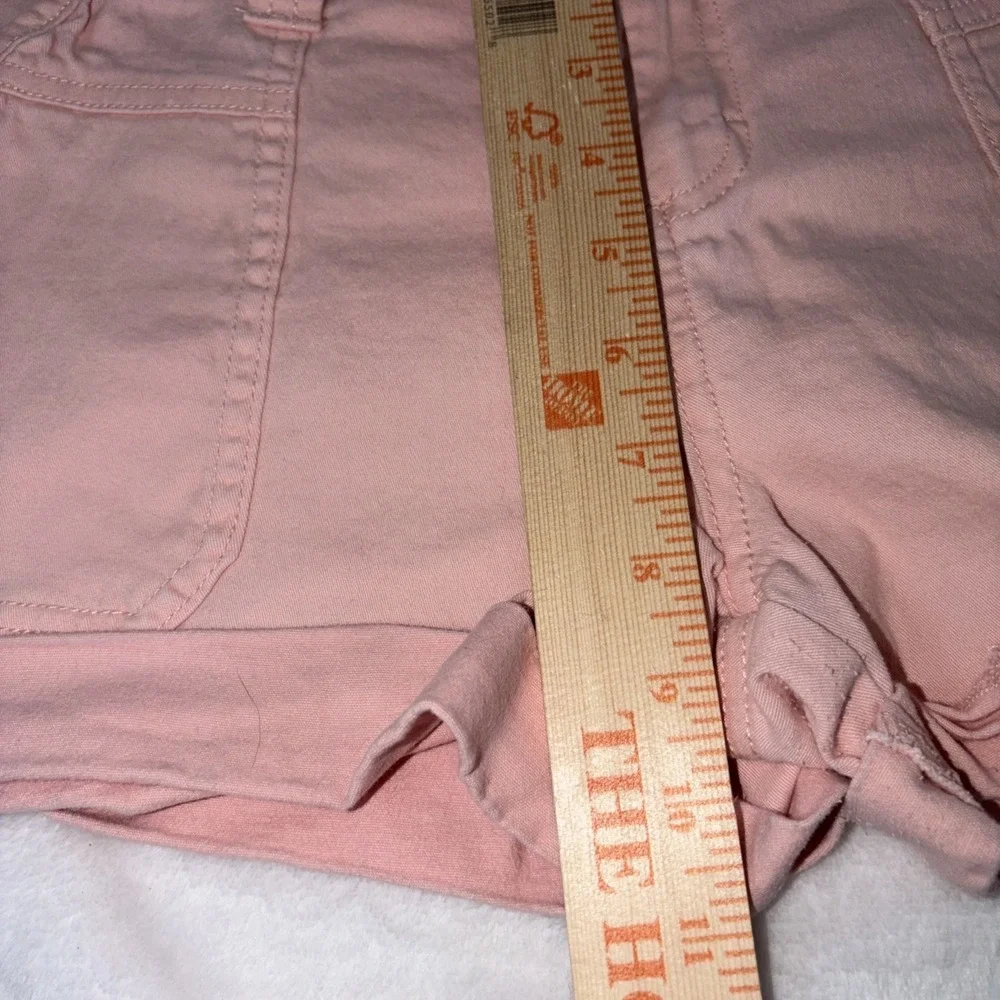 Red Camel Pink Cargo Chino Shorts Juniors Size 13 Y2K Preppy Casual Beach Travel